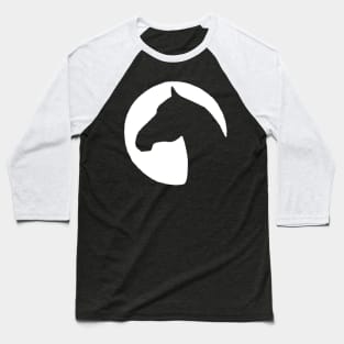 horse silhouette Baseball T-Shirt